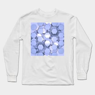 Hex Pattern Long Sleeve T-Shirt